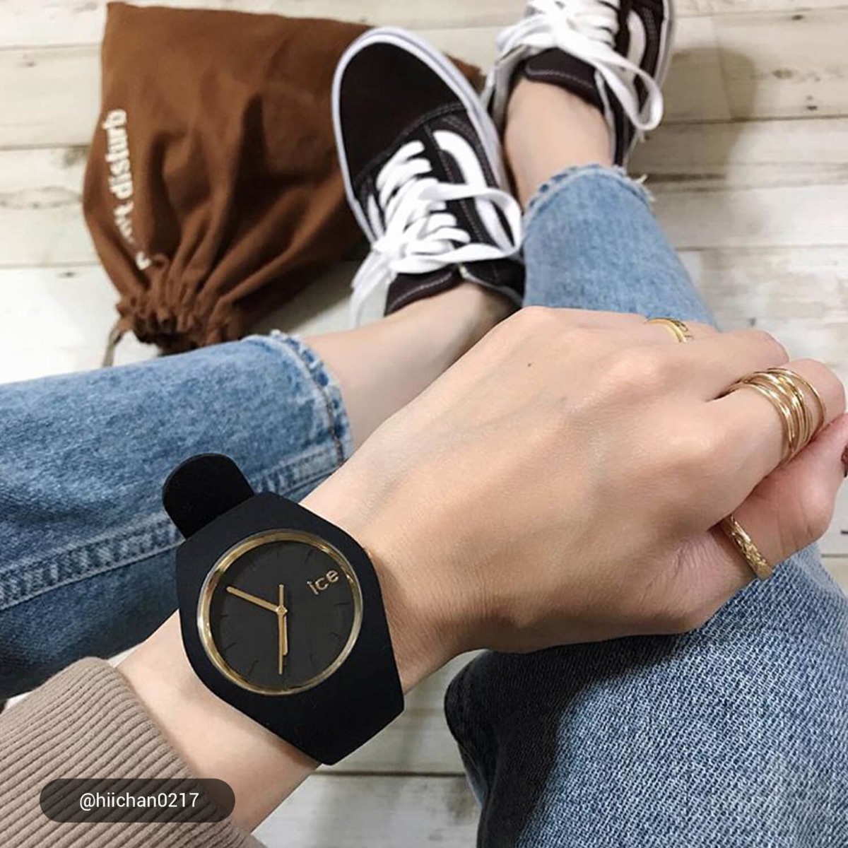ICE WATCH ICE GLAM BLACK SMALL 000982