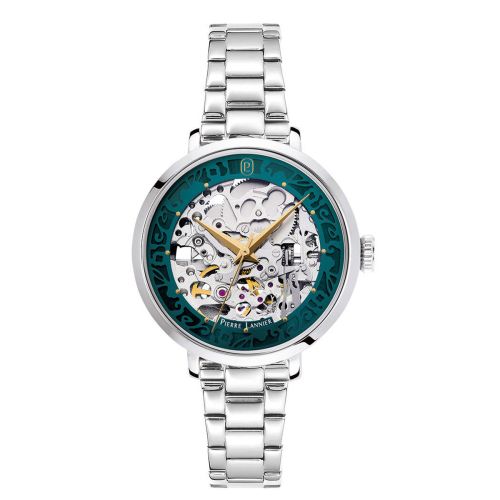MONTRE PIERRE LANNIER AUTOMATIC COEUR OUVERT VERTE 141K671