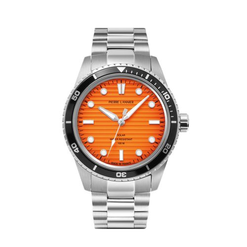 MONTRE PIERRE LANNIER INTI SOLAIRE ORANGE 244H151